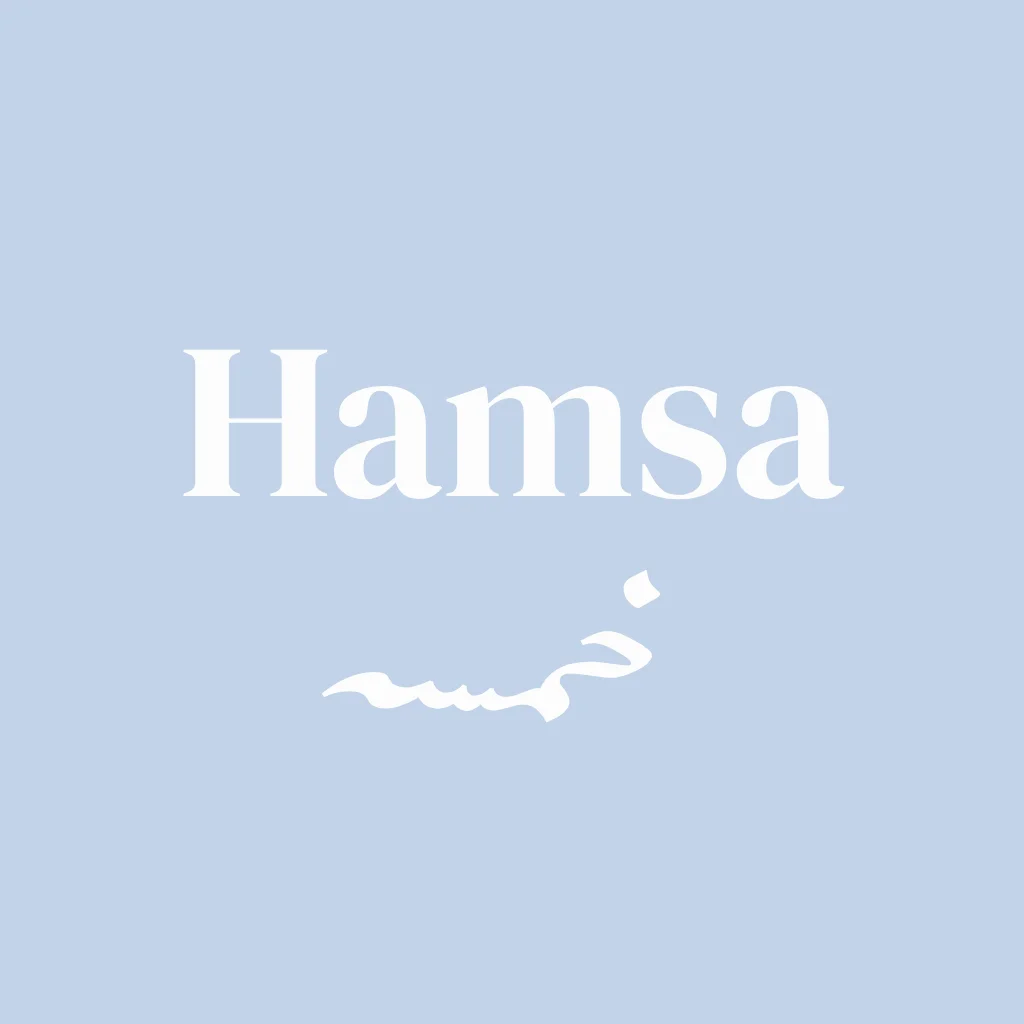 Elegant logo design for Hamsa restaurant