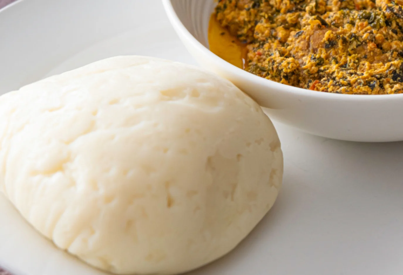 Fufu and Egusi Stew at Tolex African Grill