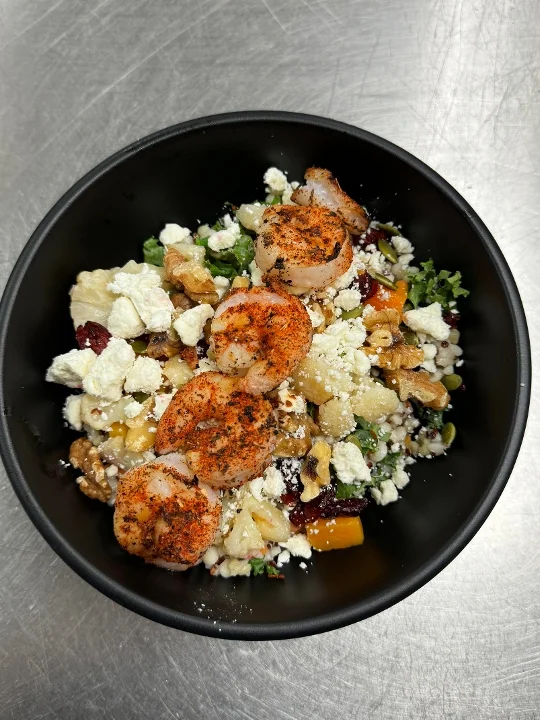Blackened Shrimp Quinoa Salad