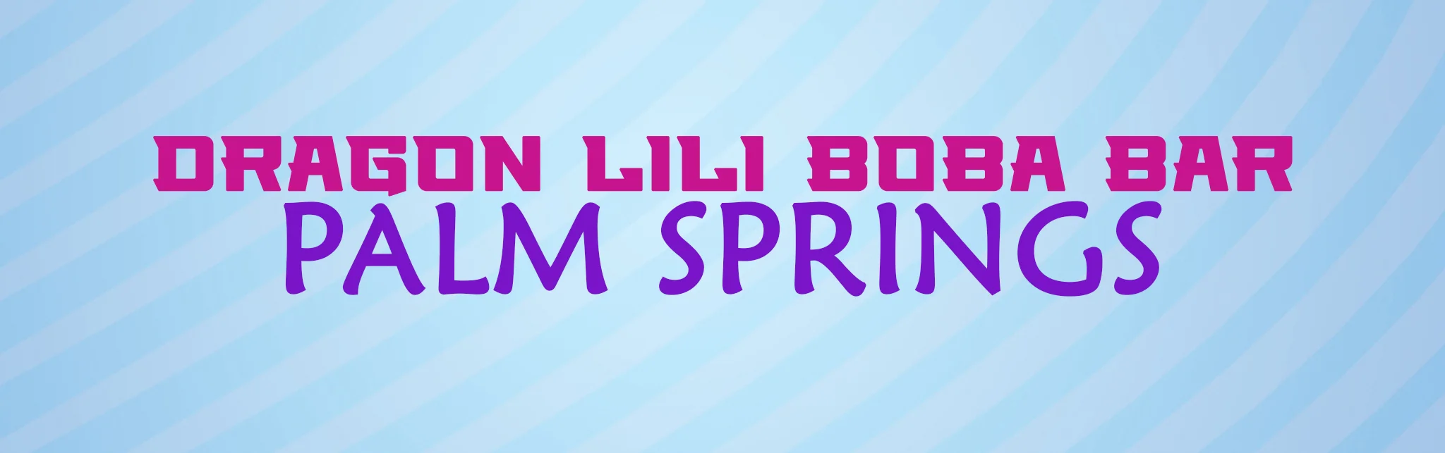Logo of Dragon Lili Boba Bar in Palm Springs