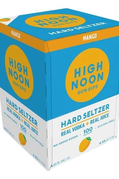 High Noon Mango Vodka Hard Seltzer 335ml 4pk CN