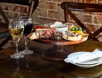 Montepulciano d'abruzzo is the perfect red wine for our antipasto