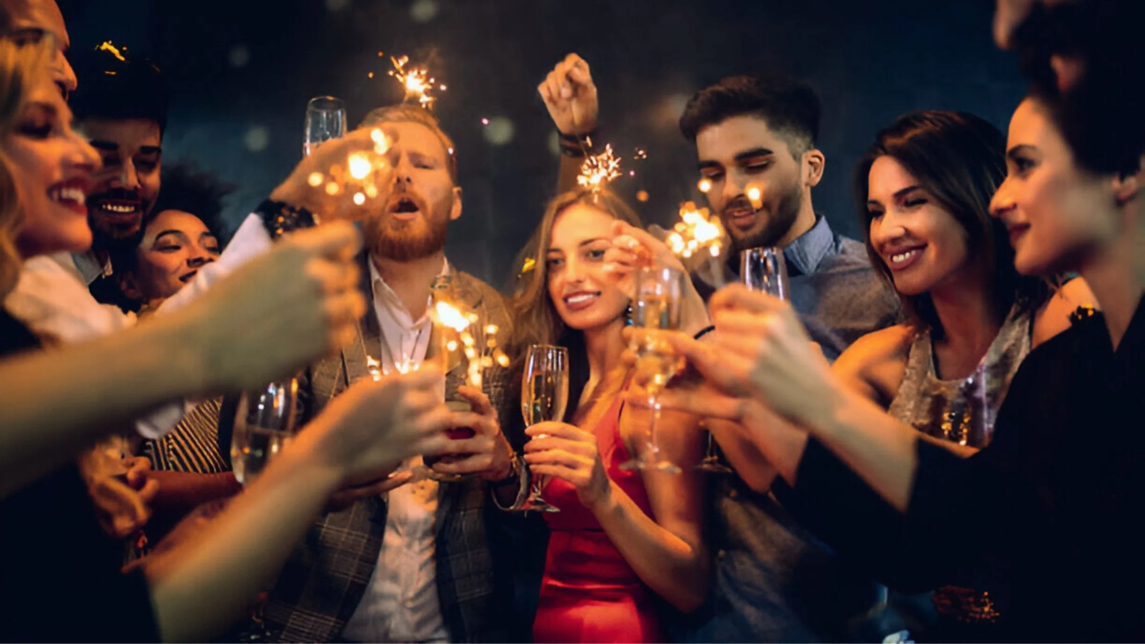 Corporate party venues in Delhi with a vibrant atmosphere.