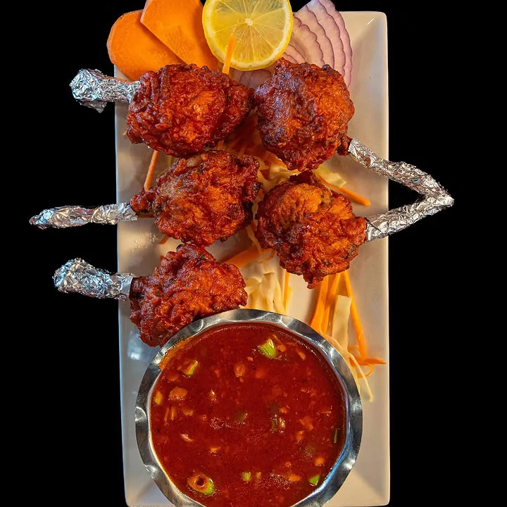 Delicious food presentation at a restaurant with vibrant colors.