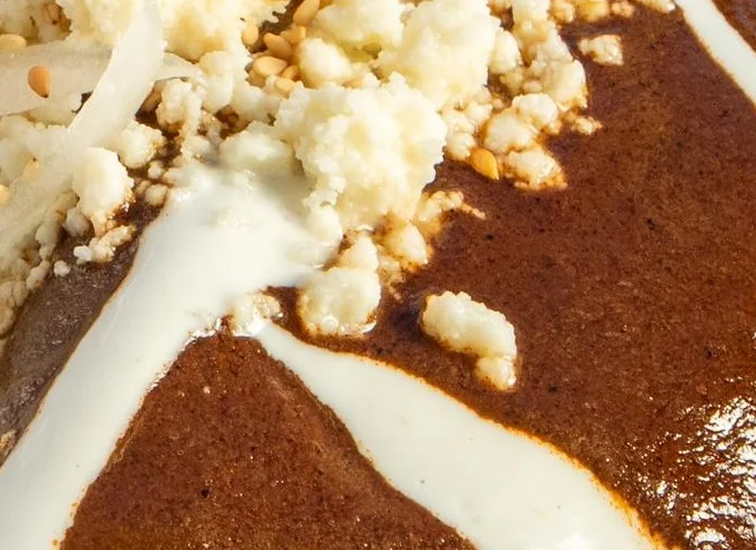 Mole Enchiladas