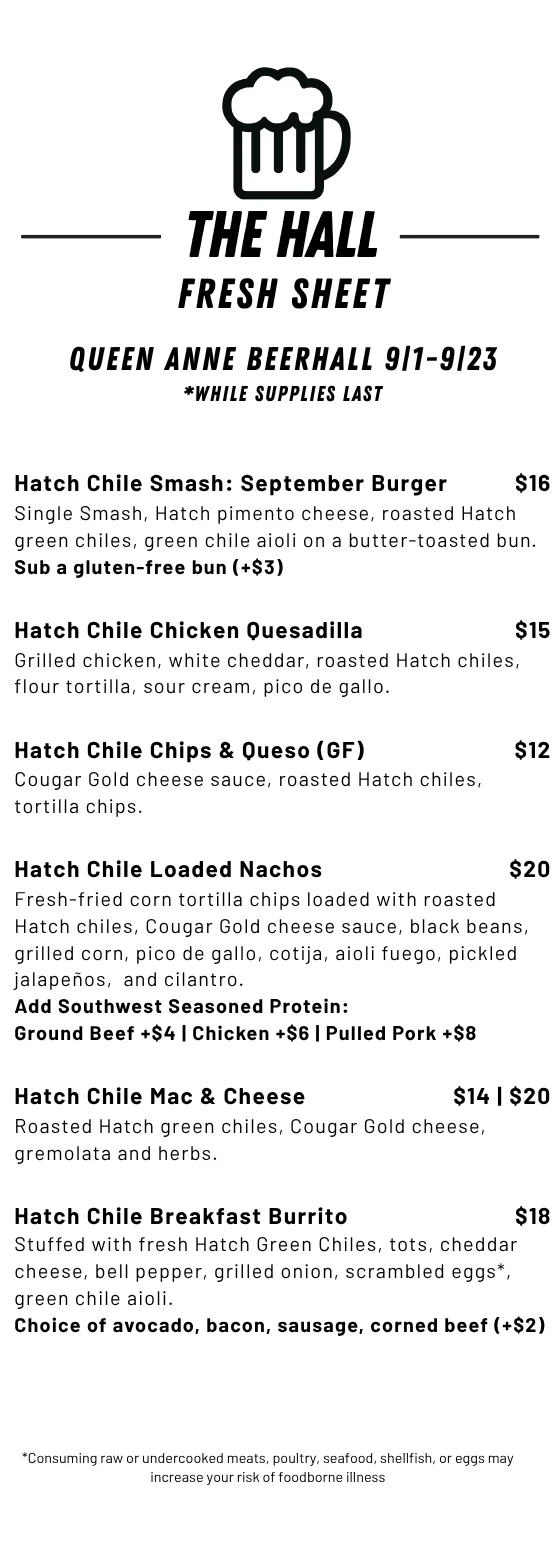 Freshsheet for May 2026 featuring menu items and promotions.