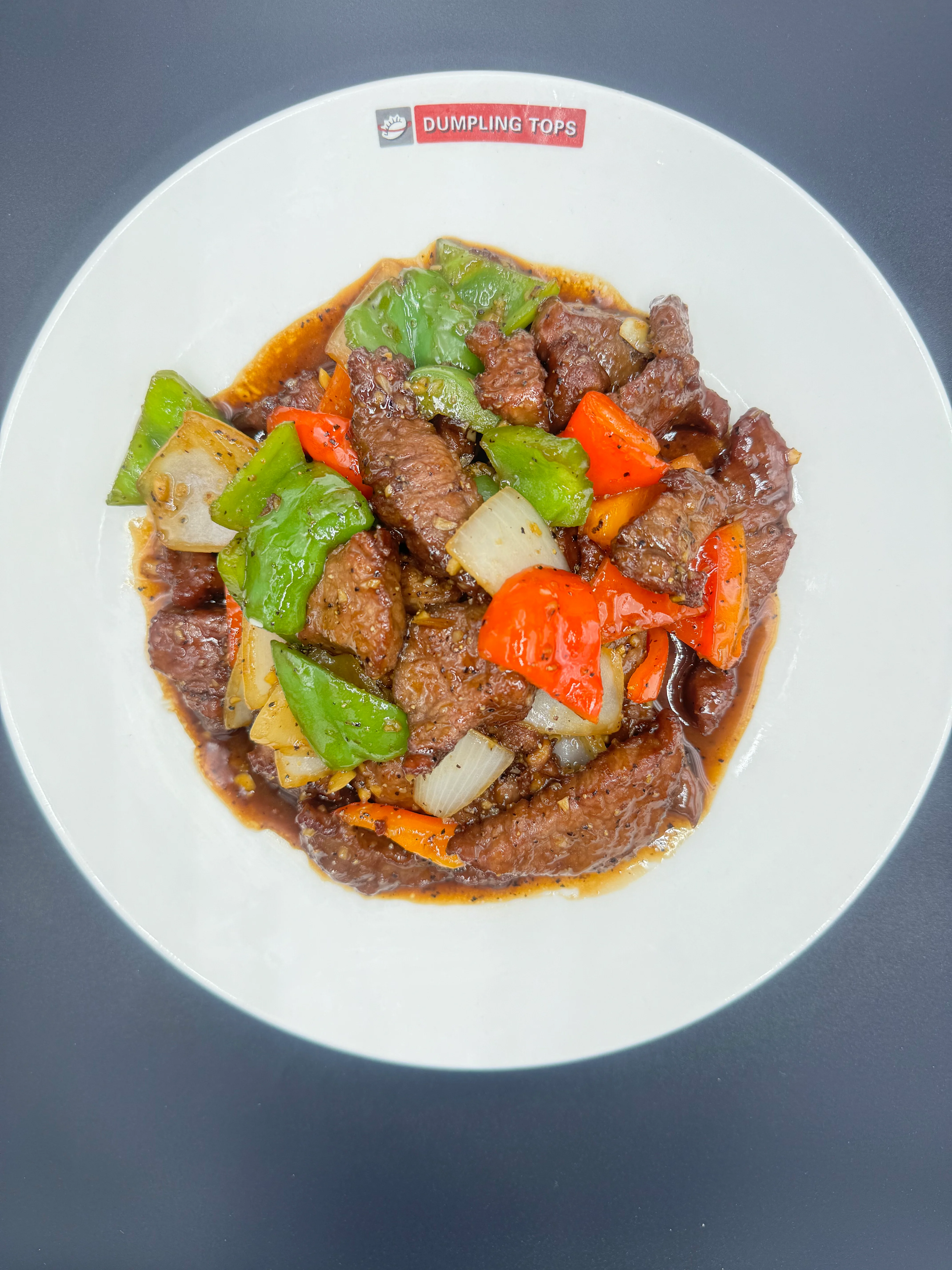 Sizzling beef stir-fry with bell peppers