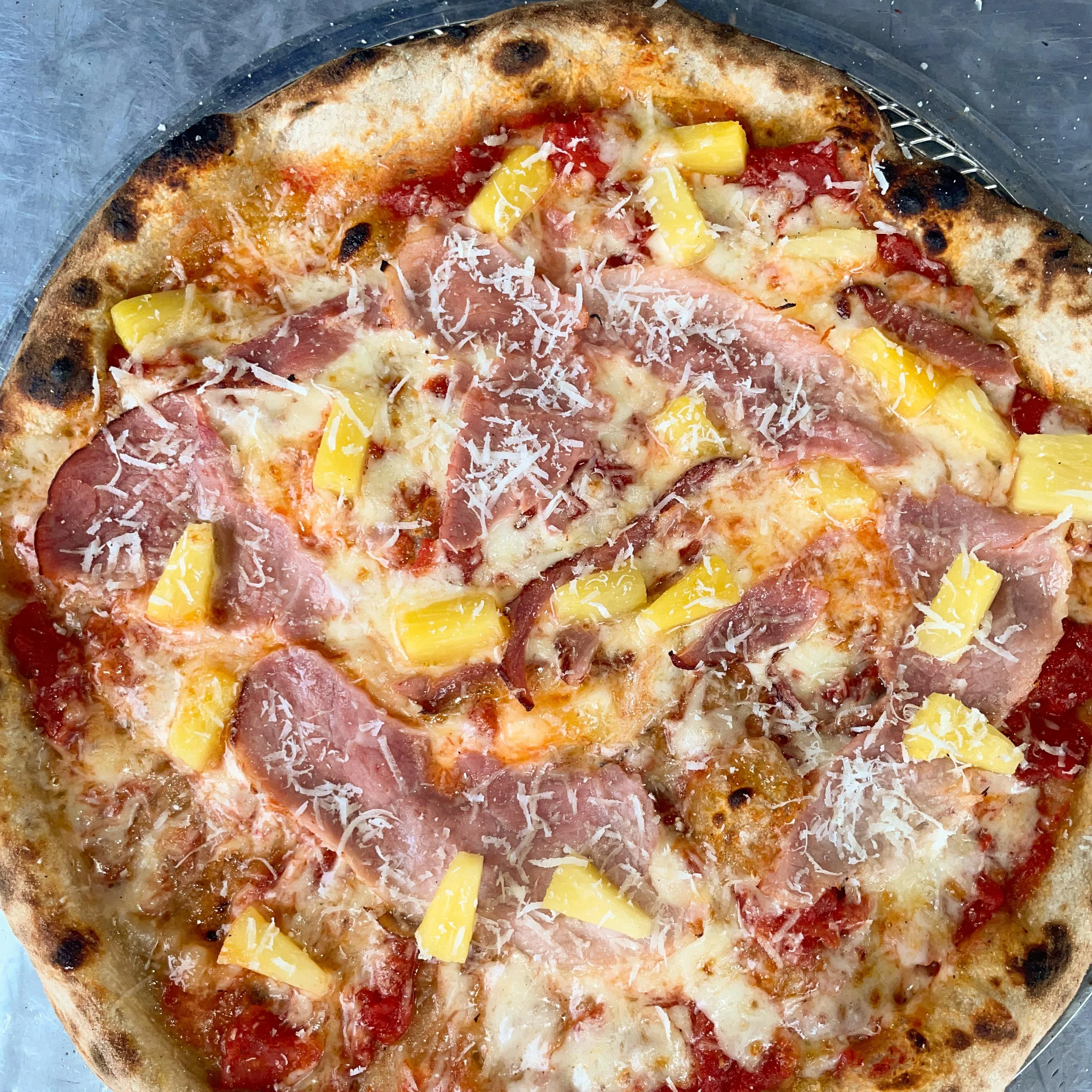 Ham and Pineapple pizza