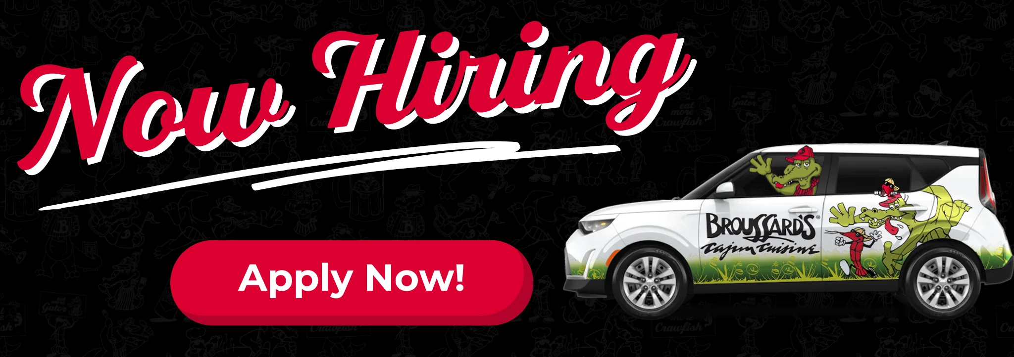 Now Hiring, Apply now!