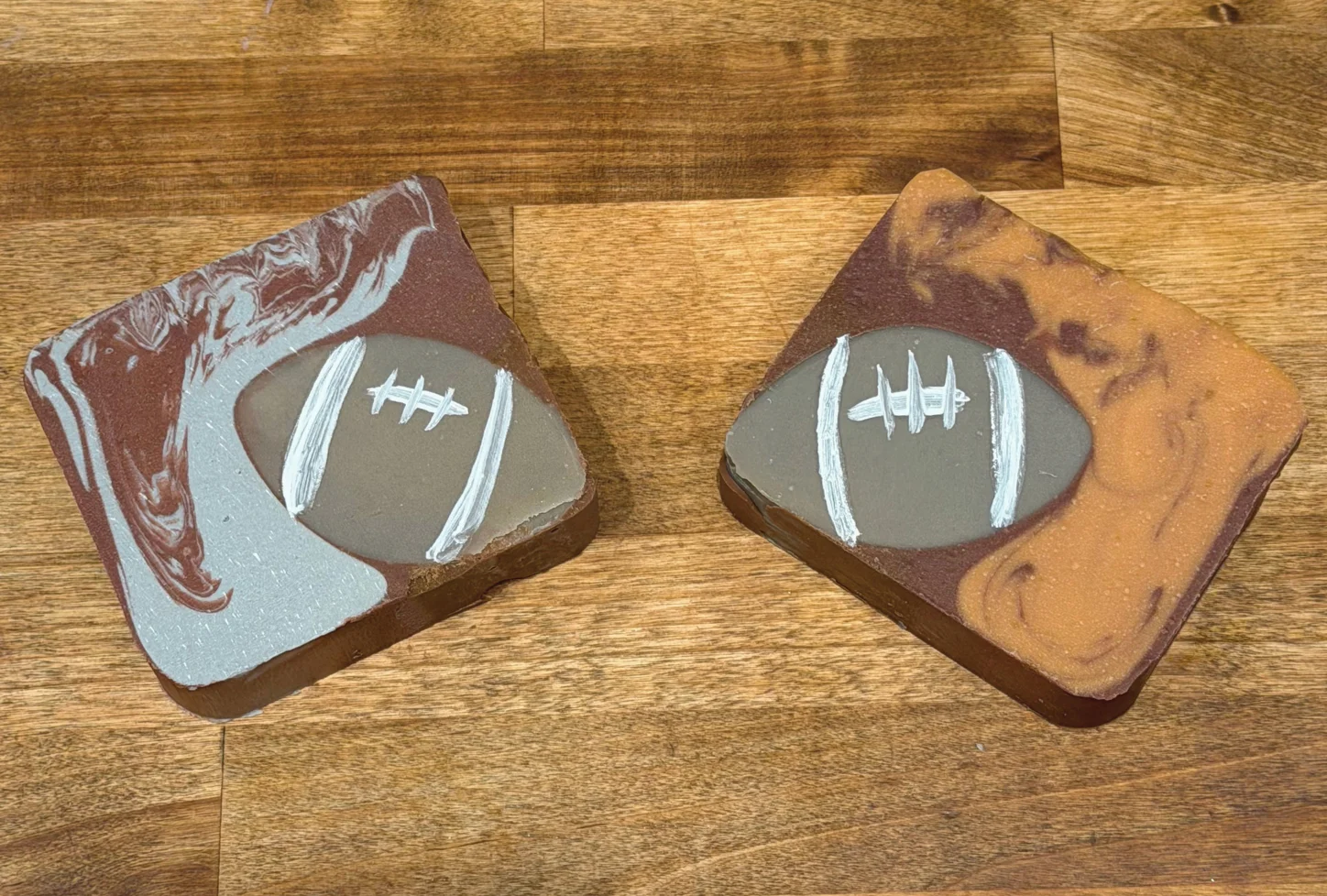Magnolia High and Magnolia West Battle of the Soaps handcrafted football soaps