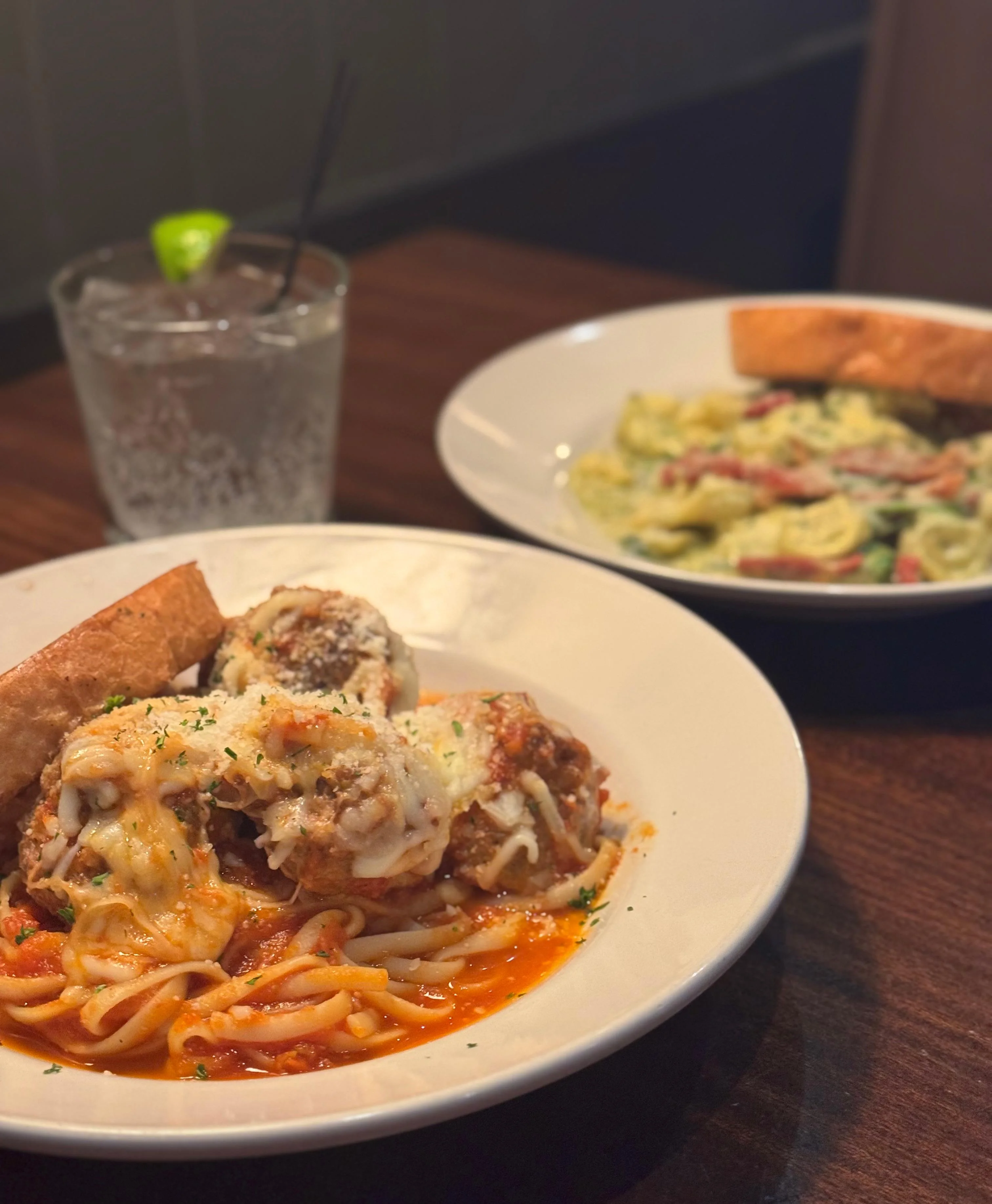 Linguine & Meatballs Al Forno