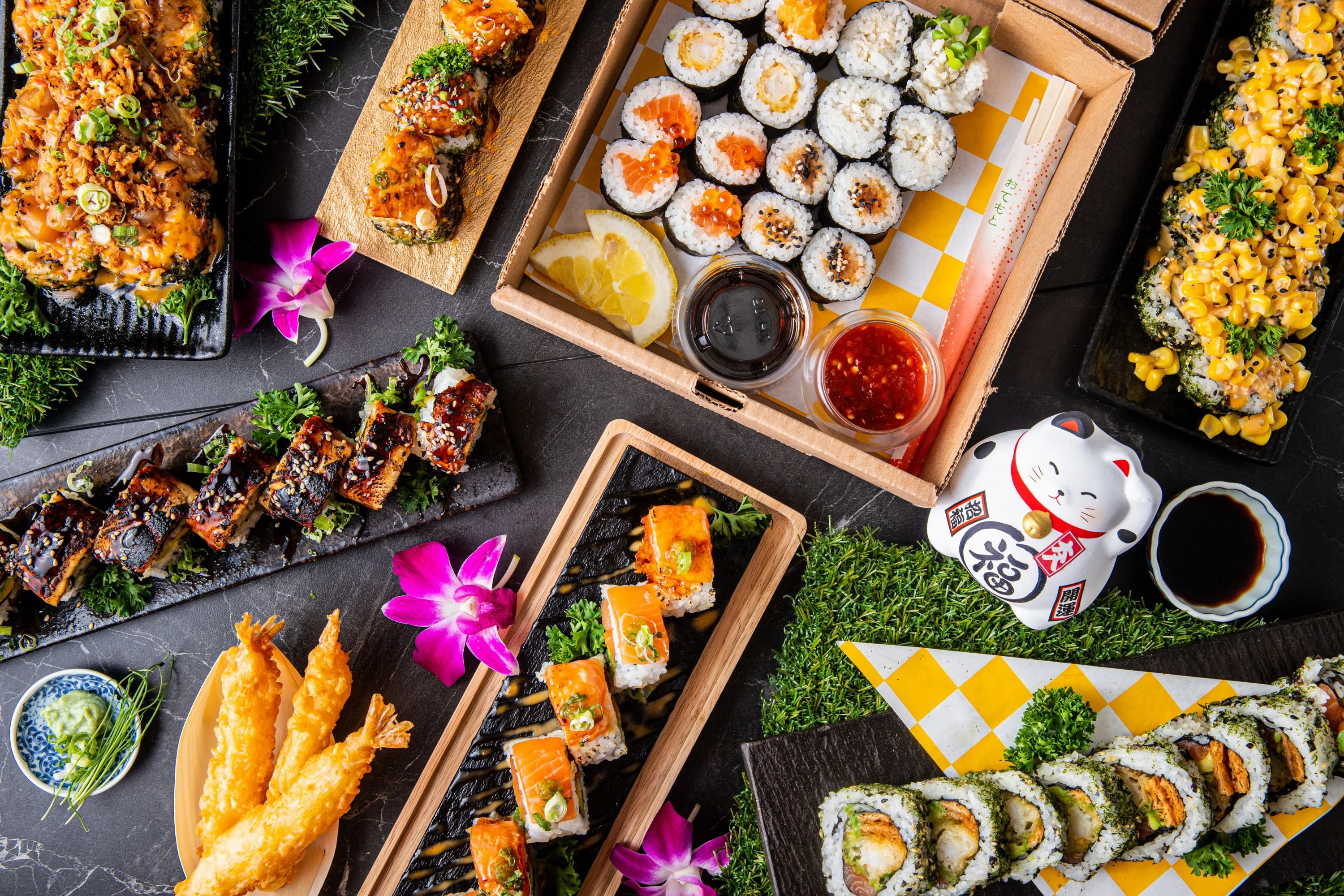 takeout flatlay 
