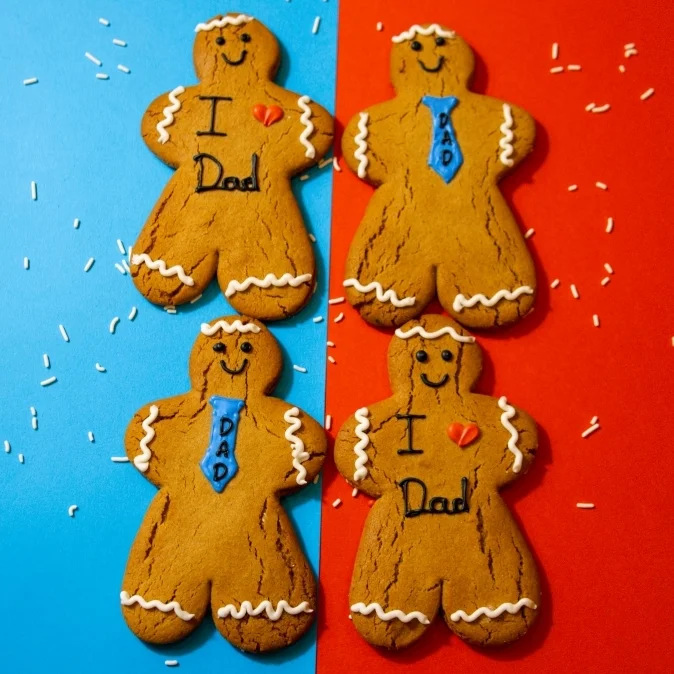 Father's Day Royal Iced Gingy