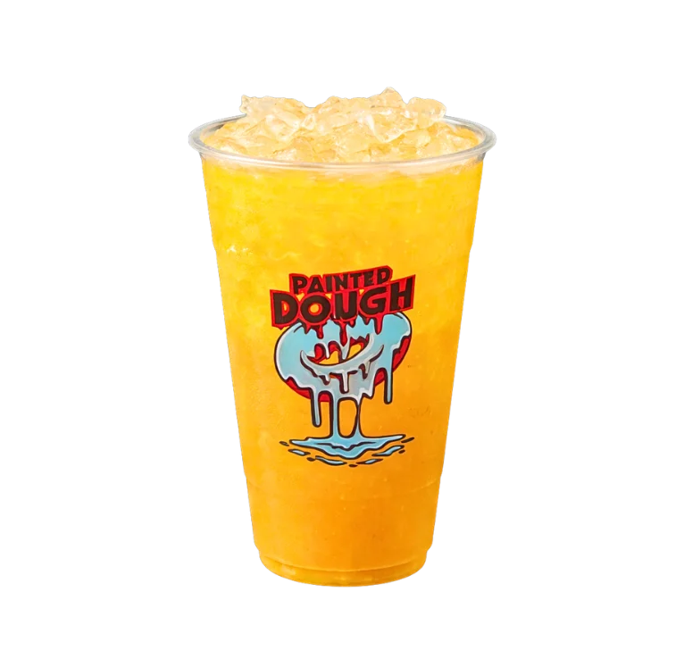 Passion Peach jasmine tea drink