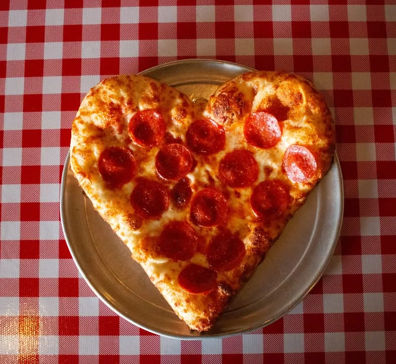 Heart-Shaped Pizza!