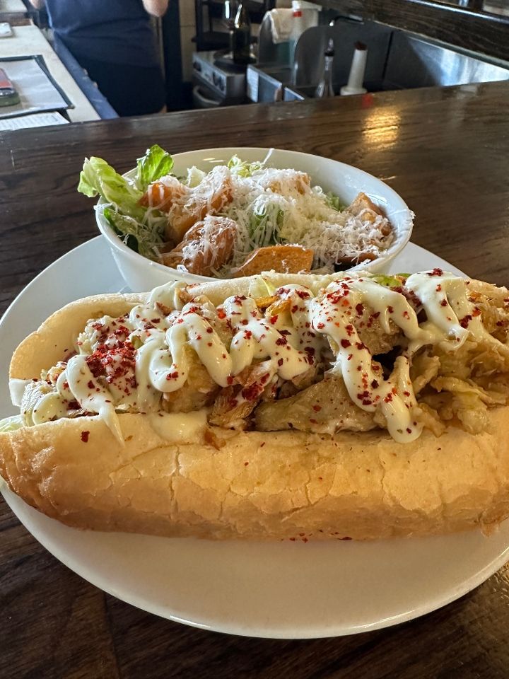 Fried Artichoke Sandwich