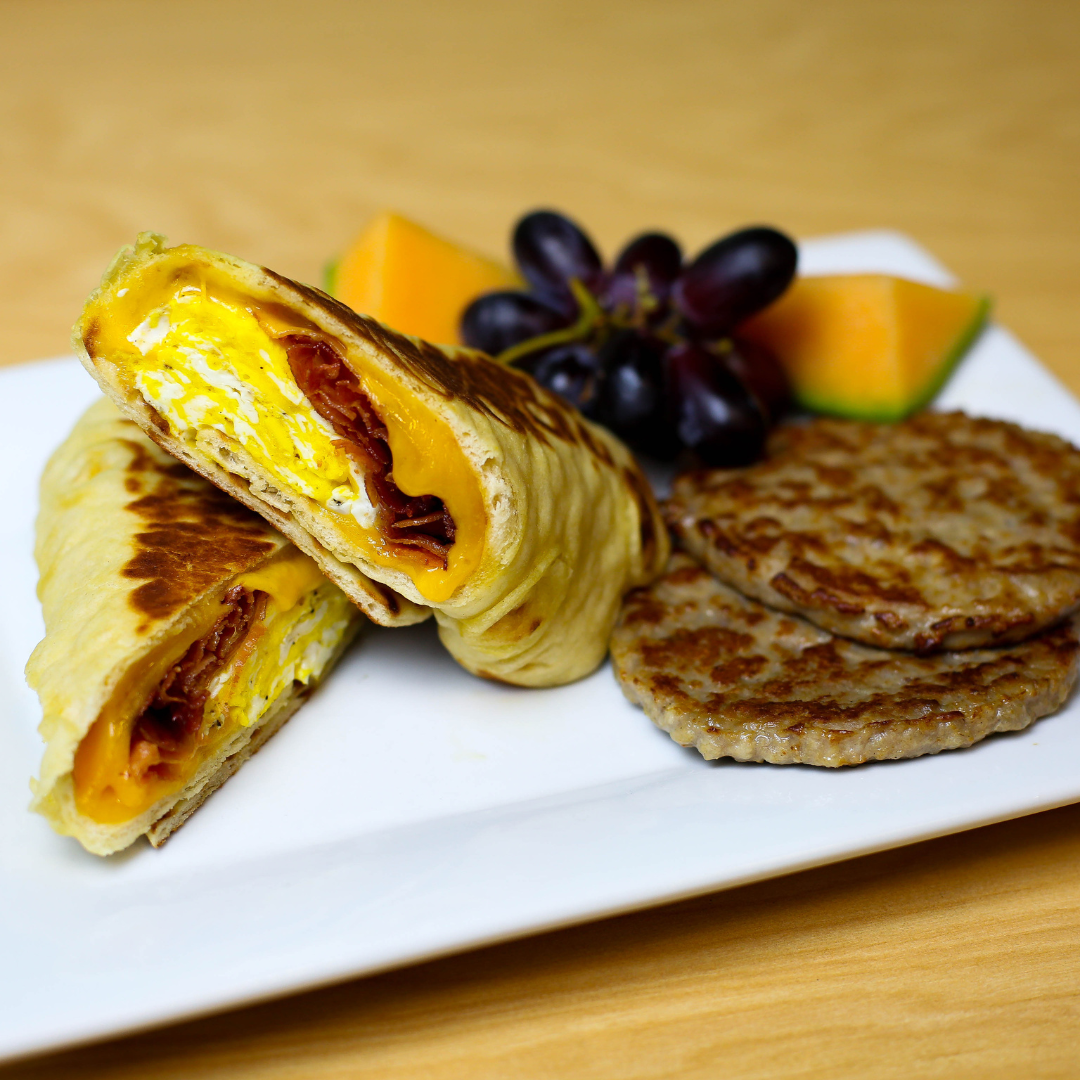 Breakfast Pita Wrap Combo | Pickles Deli