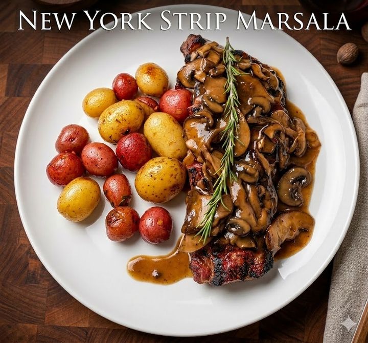 New York Strip Marsala