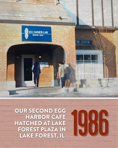 1986 egg harbor cafe lake forest was hatched
