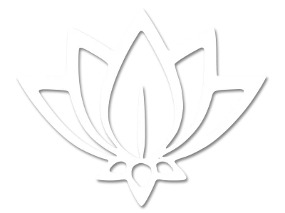Stylized lotus flower logo design