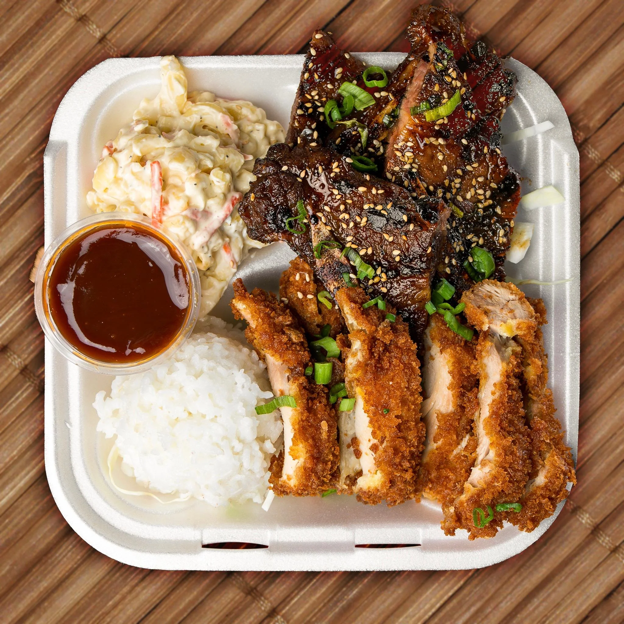 Chicken Katsu + Kalbi Ribs
