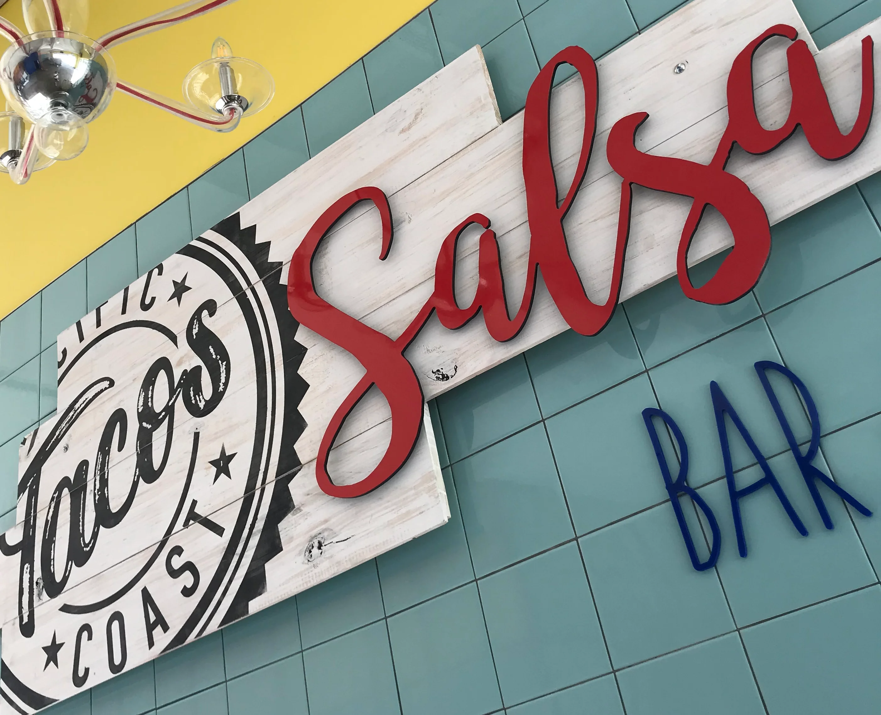Pacific Coast Tacos Interior Sugar Land Location 
