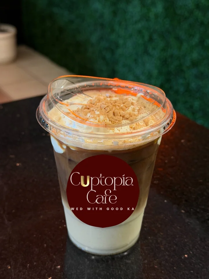 House cream top latte