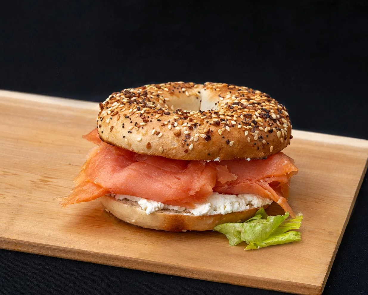 Sliced Lox Sandwich