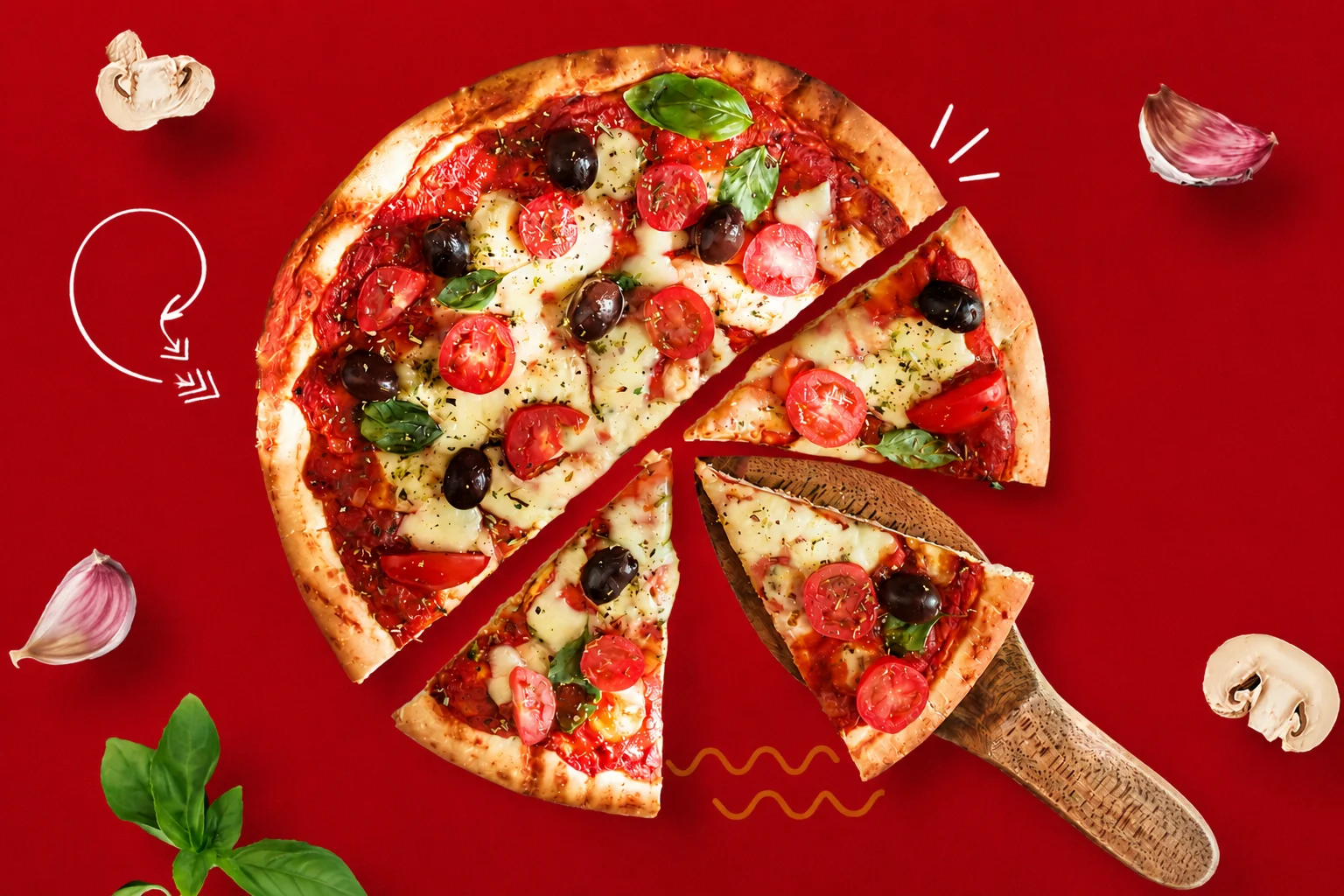 Delicious pepperoni pizza on a wooden serving board