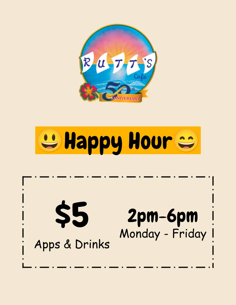 Happy Hour - $5 Appetizers & Drinks