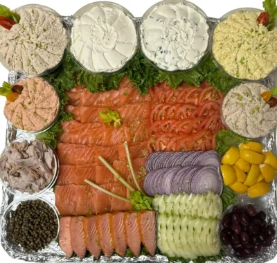 Smoked fish platter