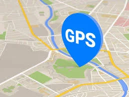 Map with GPS location marker