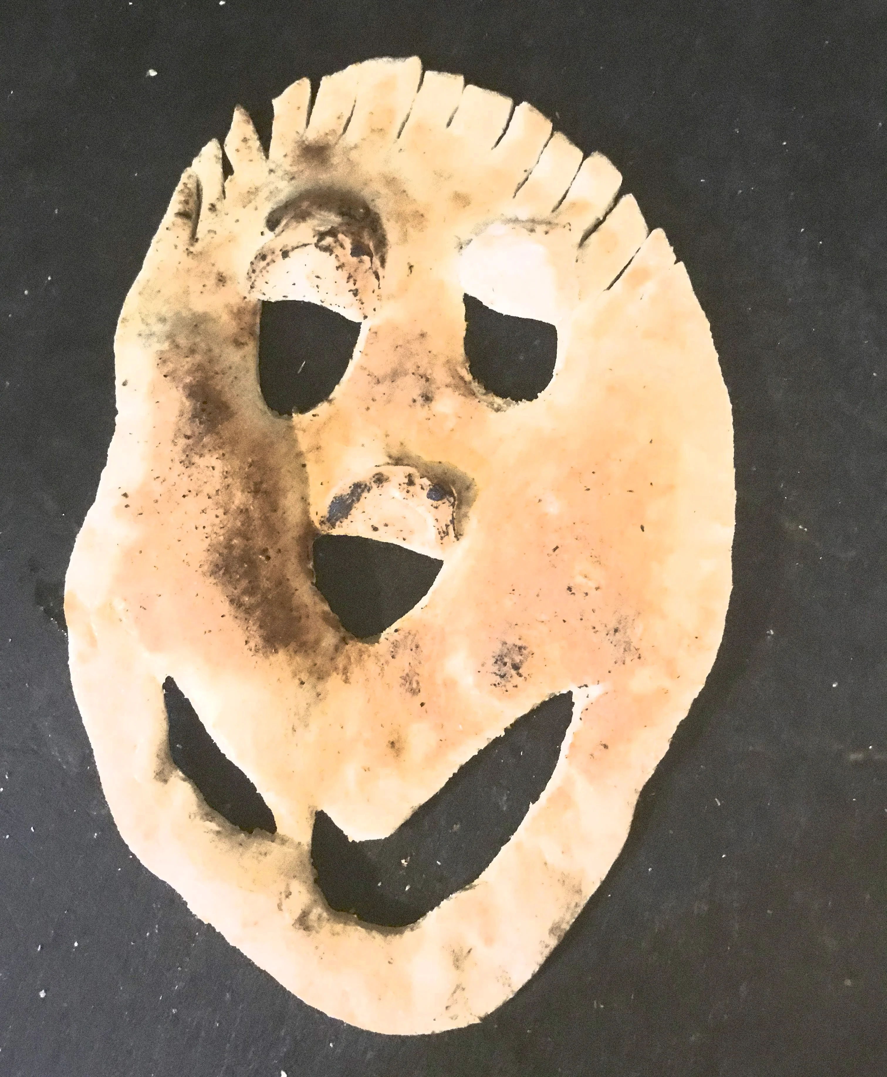 Byblos spooky fresh baked pita faces
