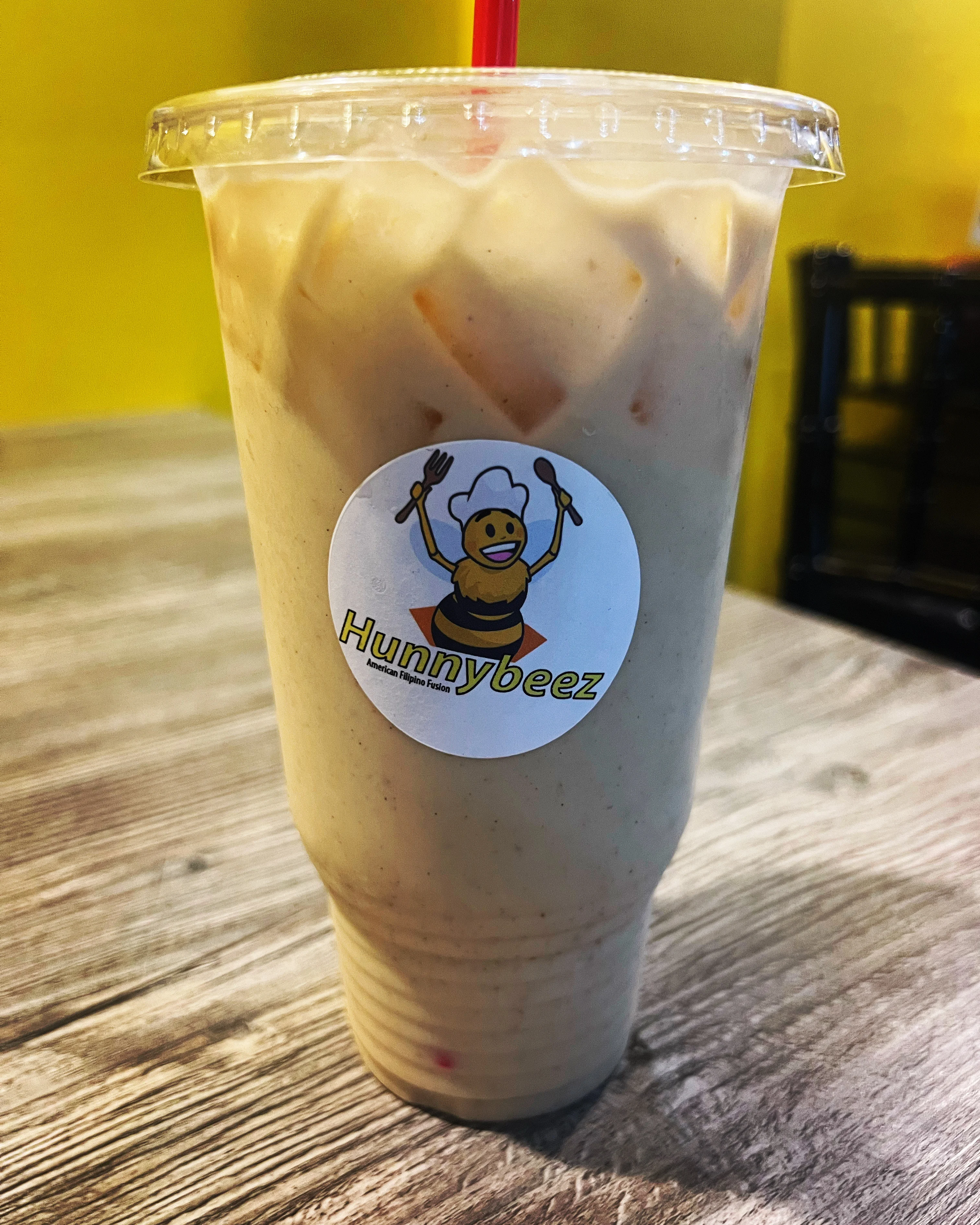 Creamy smoothie from Hunnybeez, a fusion restaurant