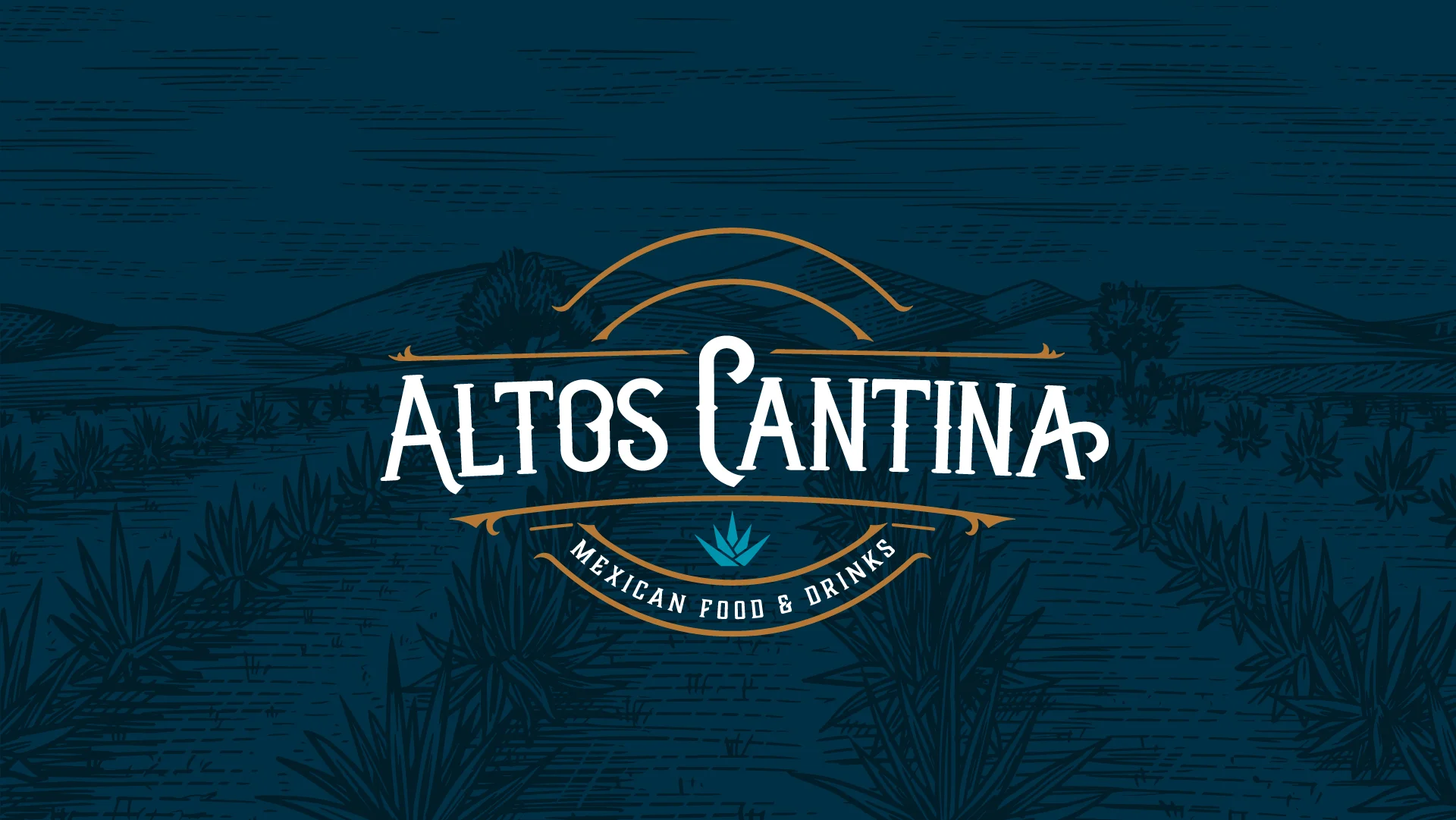 Logo of Altos Cantina featuring Mexican food and drinks
