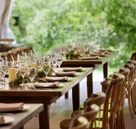 A beautiful table setting for a planned event.