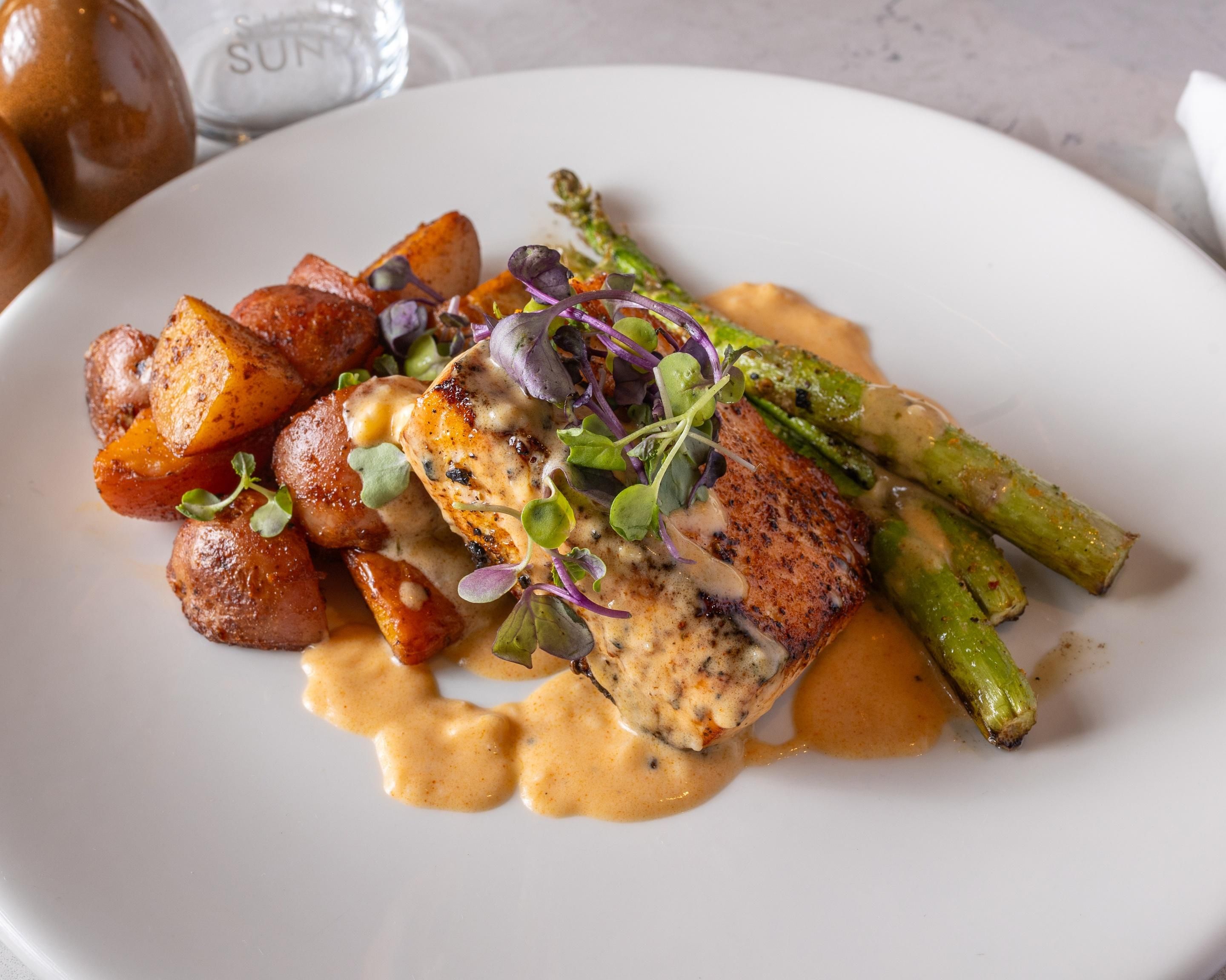 Grilled Salmon at Sunday Sunday