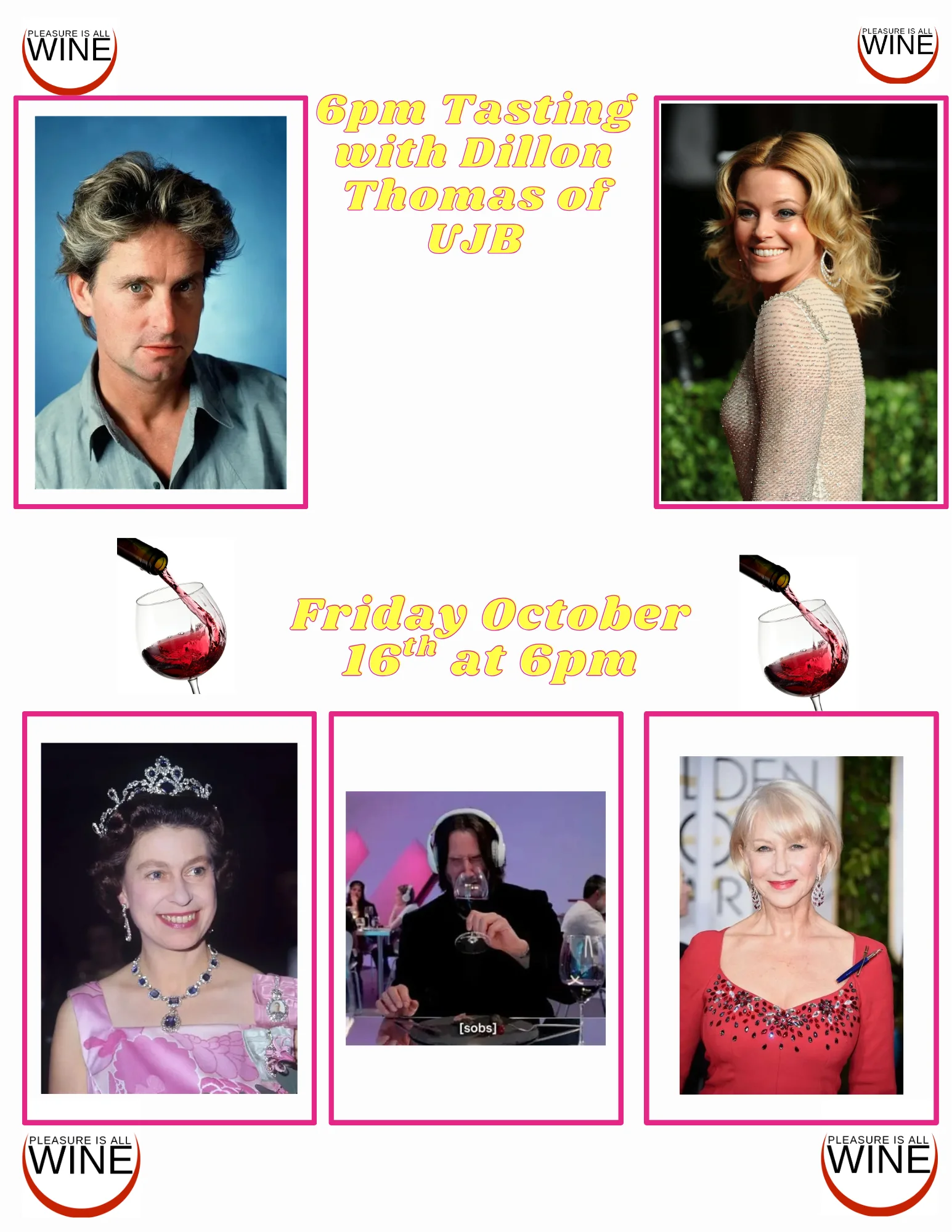 Halloween wine tasting event with candy and costumes
