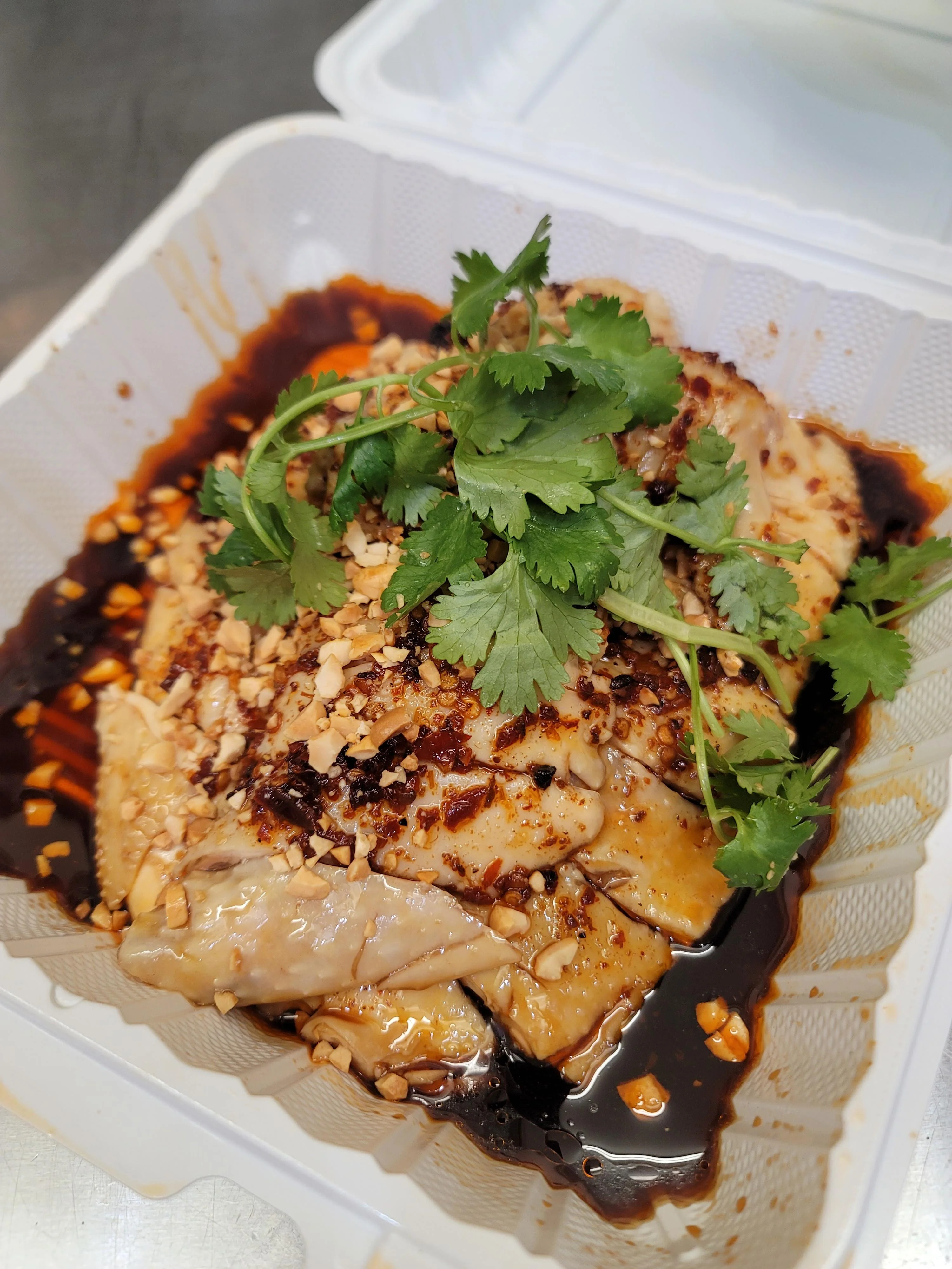 A3. (Whole)Sichuan Chicken in Chili Oil Sauce 口水雞(全隻)