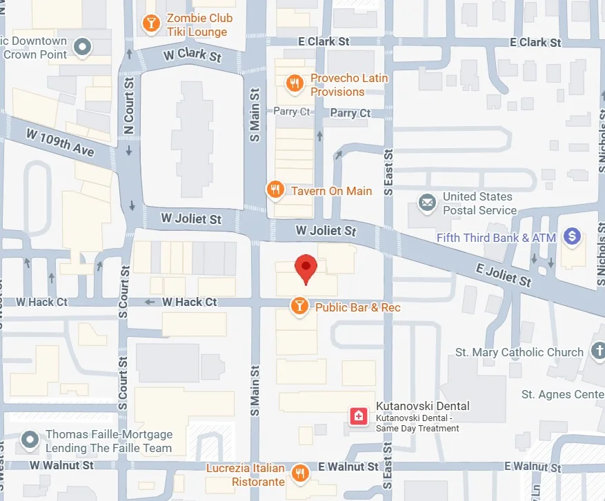 Map showing the location of the restaurant with nearby landmarks.