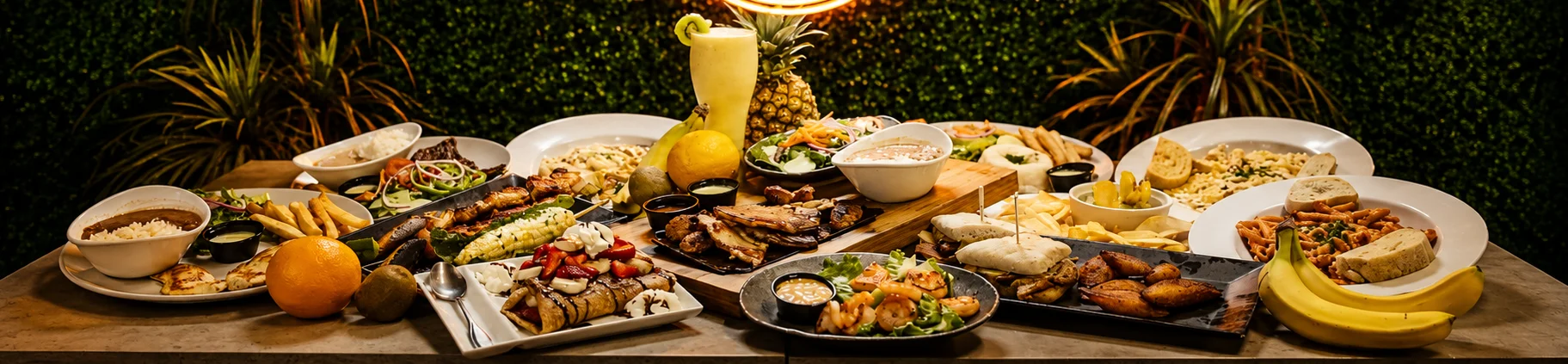 Colorful cover image for Gabriela's Latin Fusion restaurant showcasing vibrant dishes.