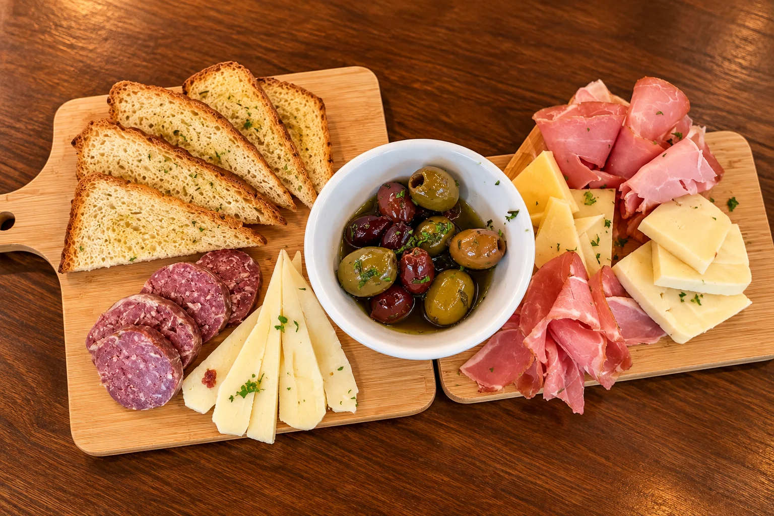 Charcuterie board prepared for a Tavolina44 private event