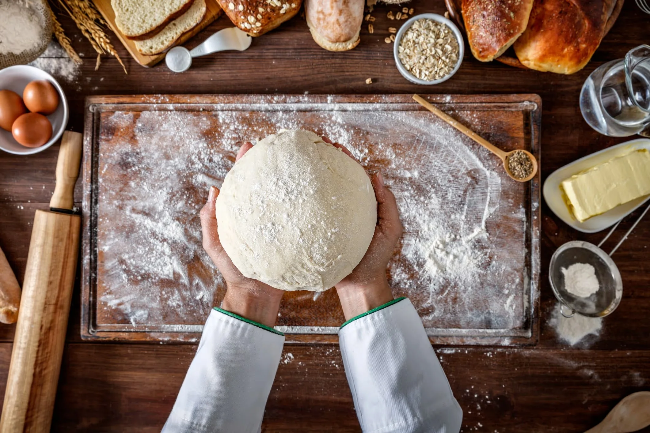 A restaurant chef preparing a dish