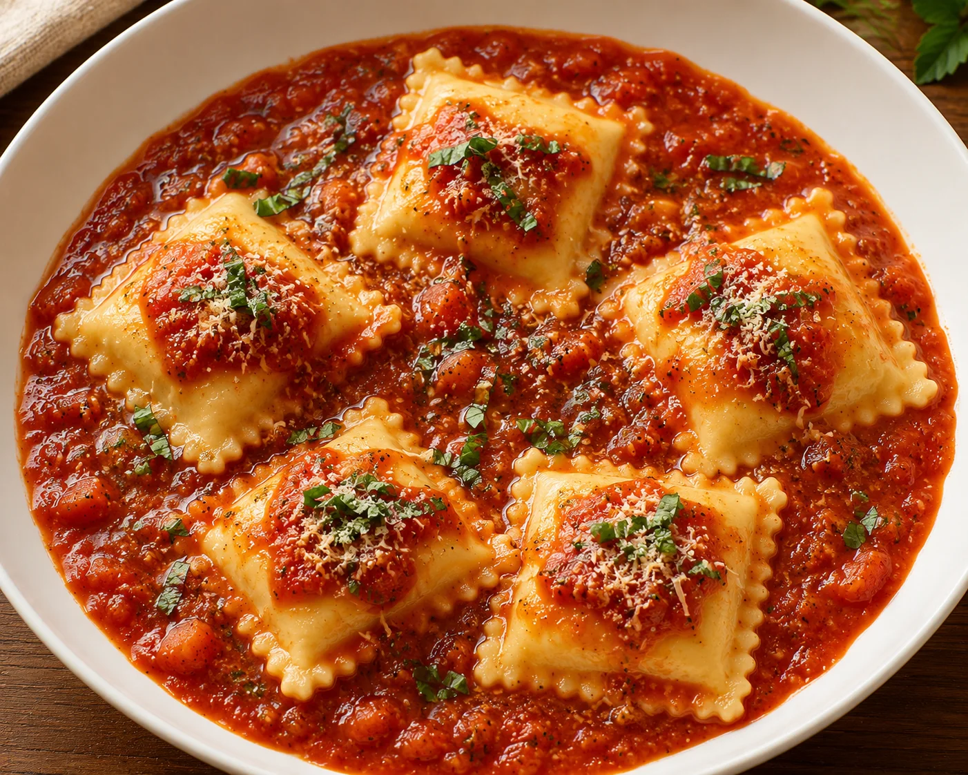 Ravioli Marinara