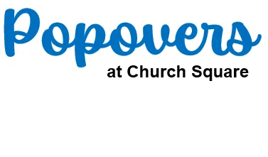 Popovers sign at Church Square restaurant