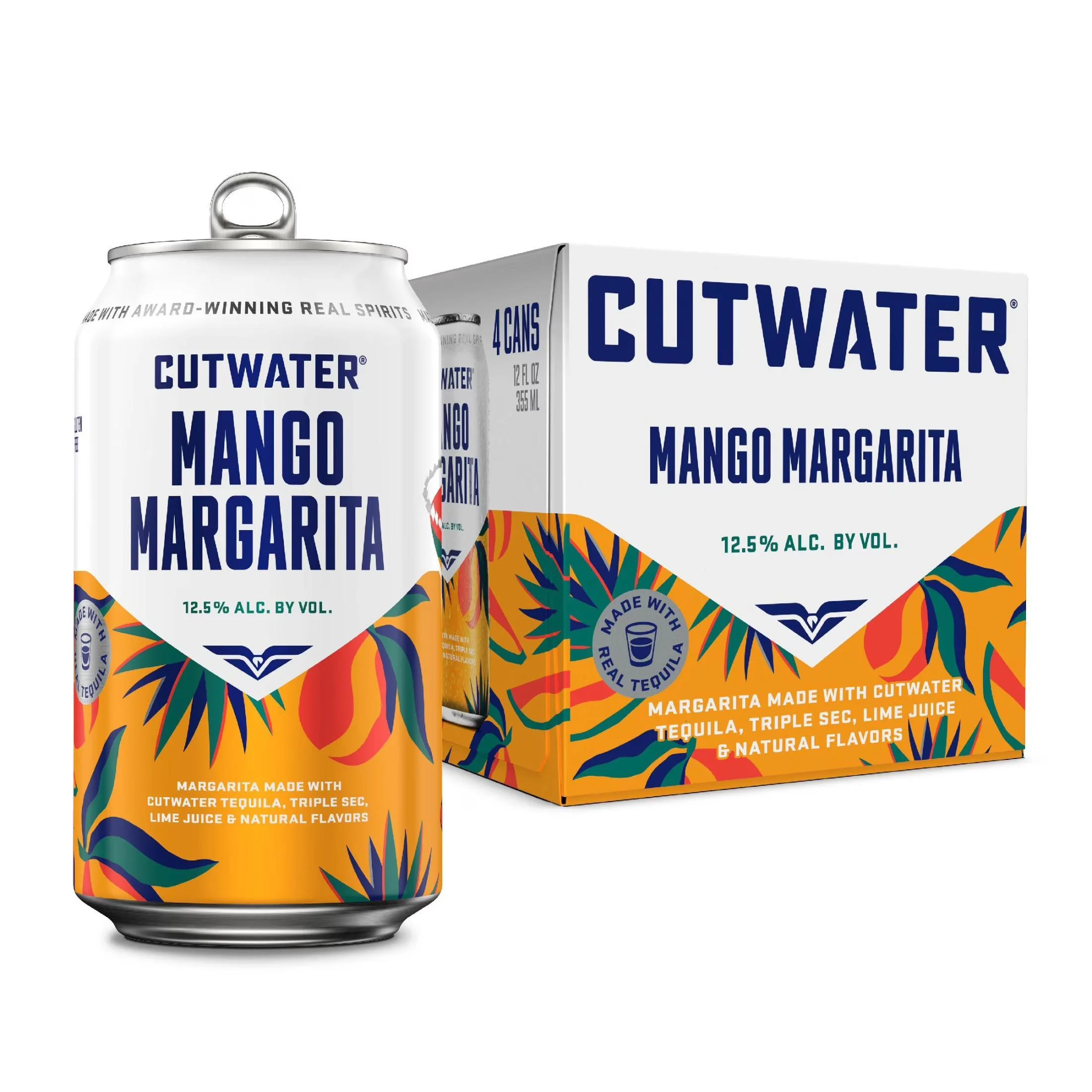 Cutwater Mango Margarita 6/4 12OZ CN 4pk