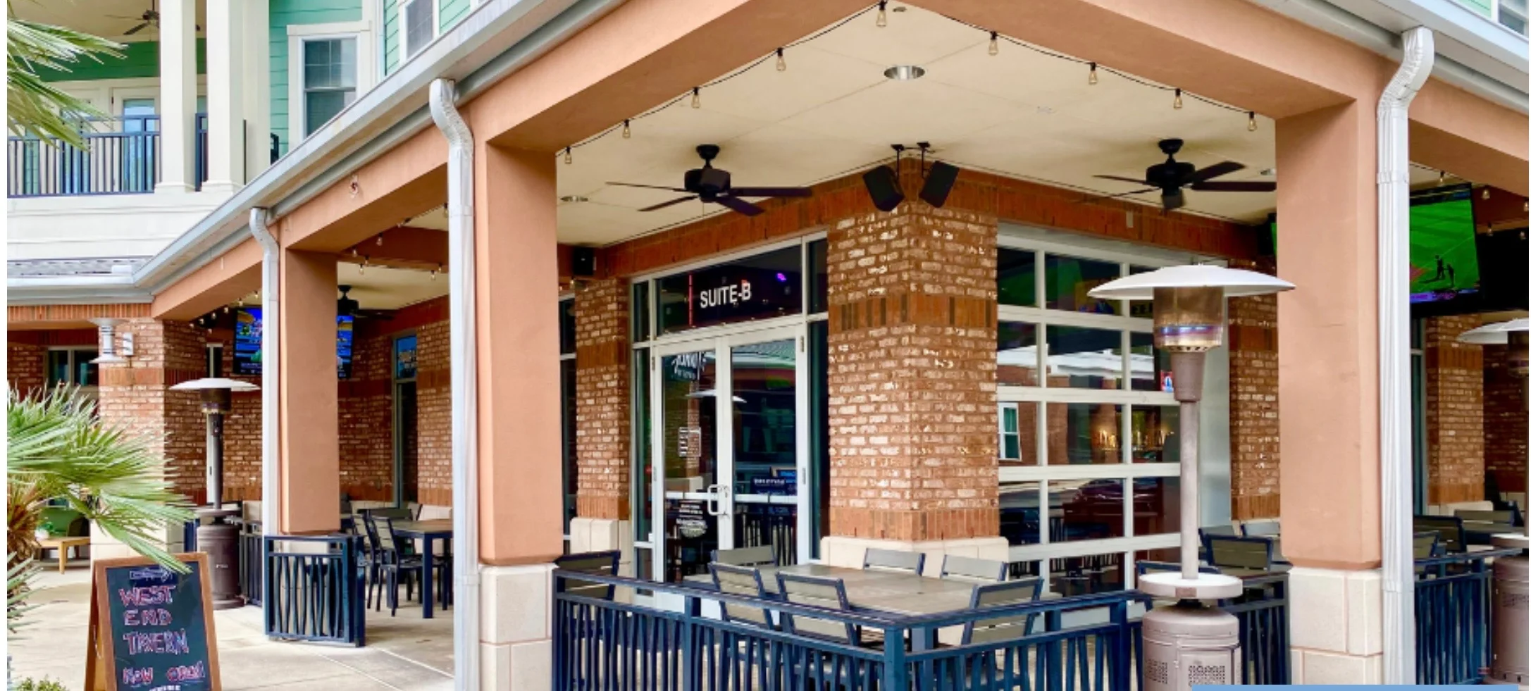 The outside of West End Tavern