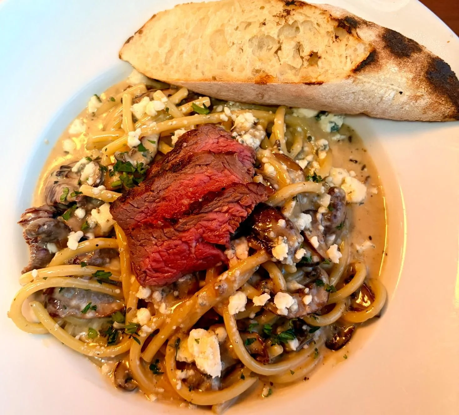 Steak & Gorgonzola Pasta
