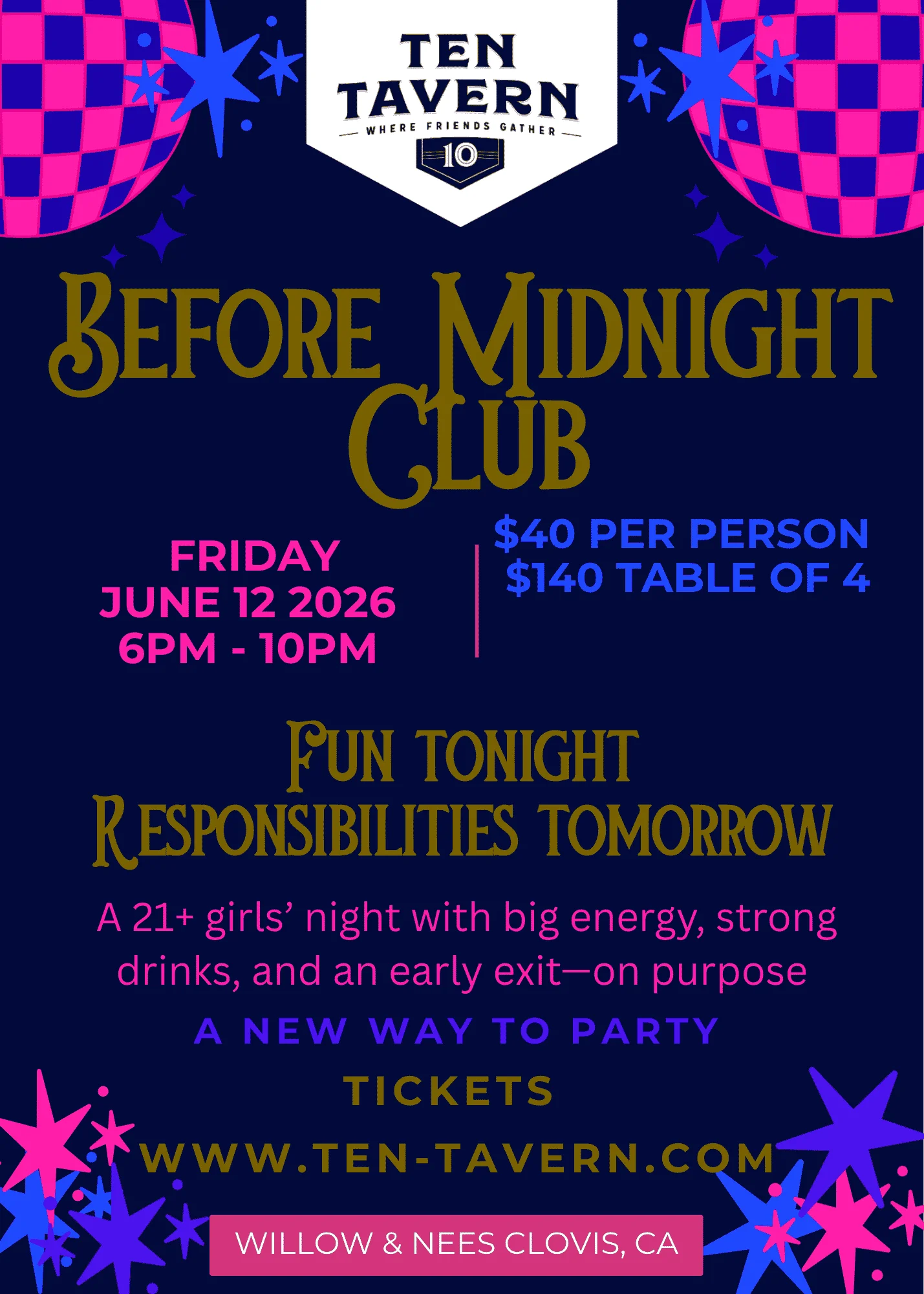 Women Dance Night before 10pm Girls Night Out