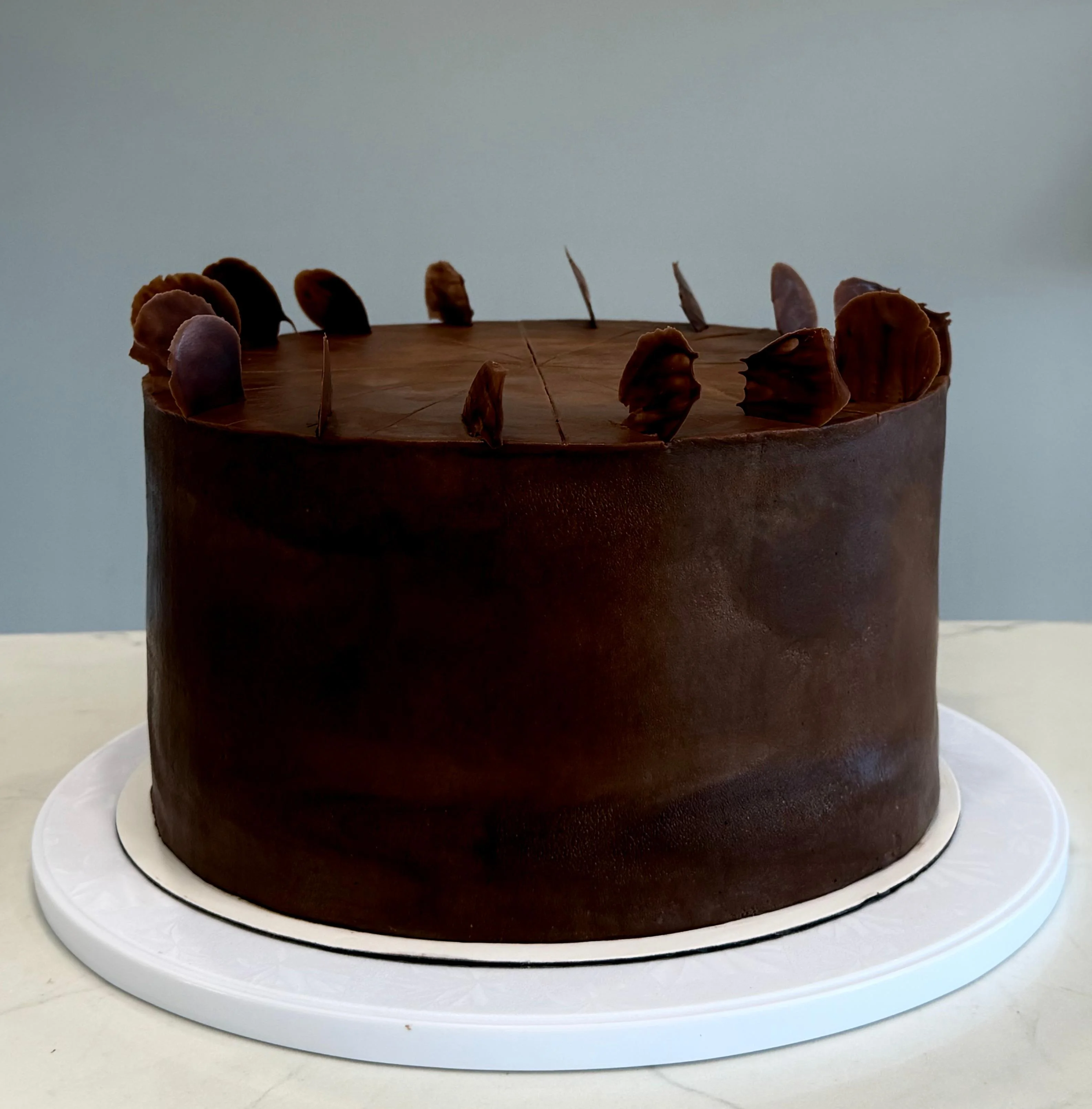 Double Chocolate Cake Slice